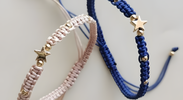 How to Make Stunning Star Macrame Bracelets